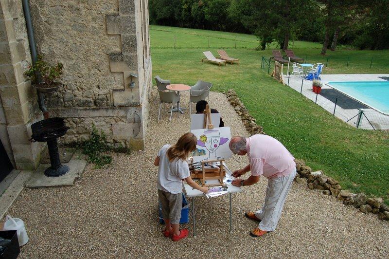 La Vieille Ecole Bed & Breakfast Bourgougnague Eksteriør bilde